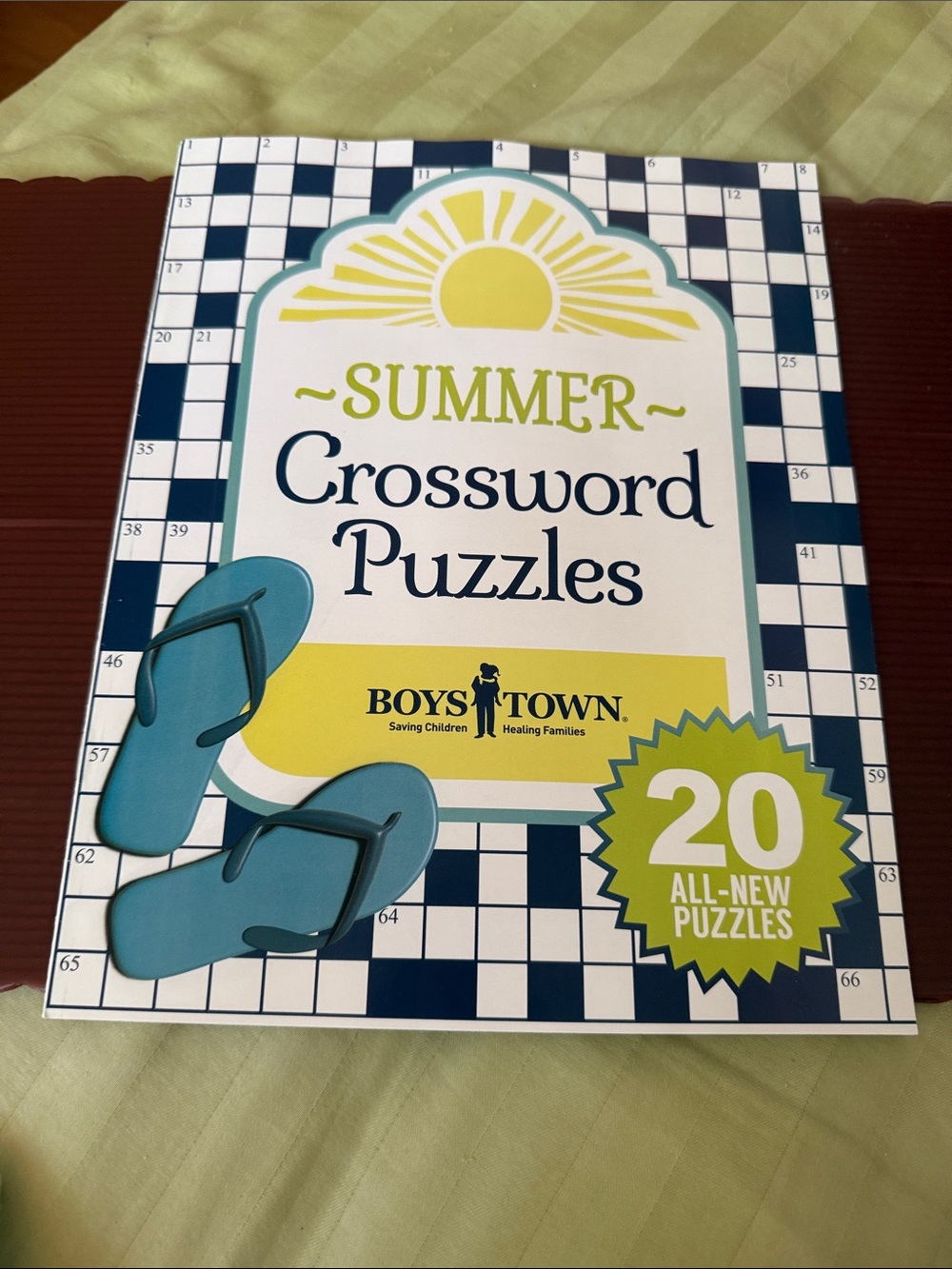 Summer Crossword Puzzles - Blue